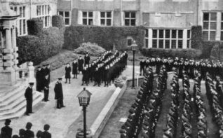 Photo of Sunday Divisions on the Quadrangle at Roedean | Donated by: Lt Cdr R J. Hoole RN