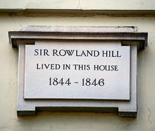 Plaque on 11, Hanover Crescent | Photo by Tony Mould