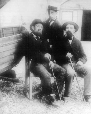 Posing on Brighton beach c1863 | From the private collection of John Hollingdale