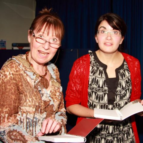 Volunteers Sheila Selway & Judith Owen | Photo by Photo by John Desborough