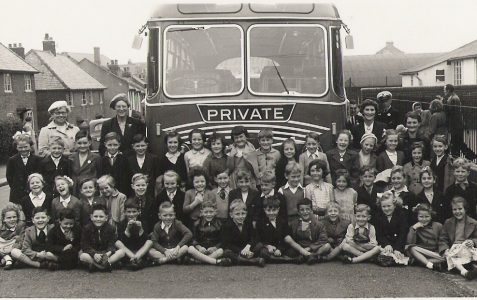 1956 school coach trip