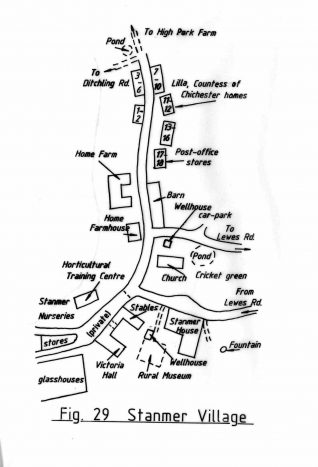 Stanmer Village | Click on map for full sized image