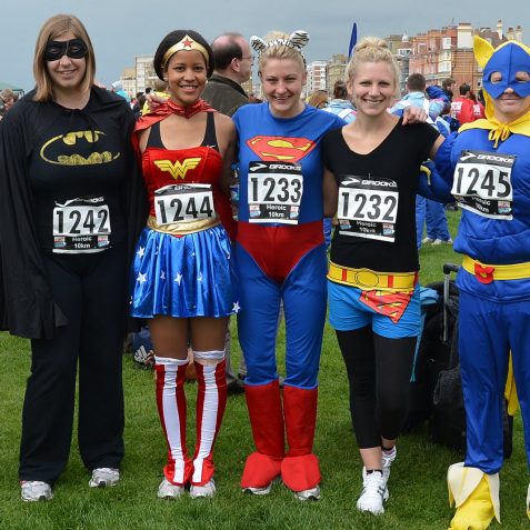Super Heroes run for Pass it on Africa | Photo by Tony Mould