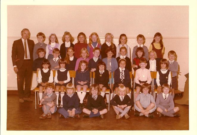 Class at Lourdes Convent circa 1974/5 | From the private collection of David West