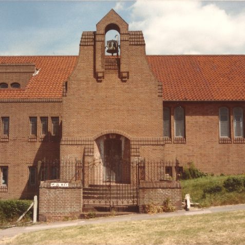 St. Cuthman's Church (Whitehawk Way). | From the private collection of Ian Davey