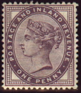 Penny lilac stamp | reproduced courtesy of Ross Taylor at www.imagesoftheworld.org