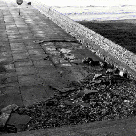 Damage around the storm swept beach | Image from the 'My Brighton' exhibit