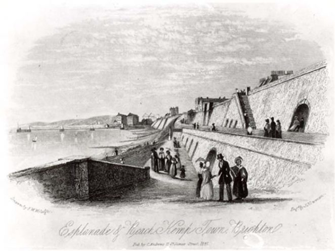 Sea wall | Image reproduced with permission from Brighton History Centre