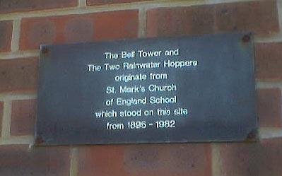 Plaque on the wall at Bell Tower Industrial Estate | Sue Craig