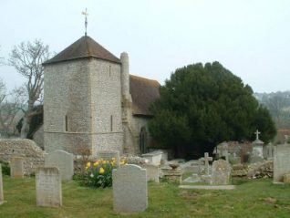 Photograph of St Wulfran's Church, Ovingdean | Photo by Jennifer Drury