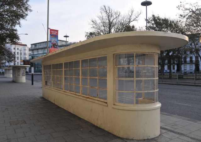 Three tram shelters in Pavilion Parade | Listed buildings, Lucy Hermann ...