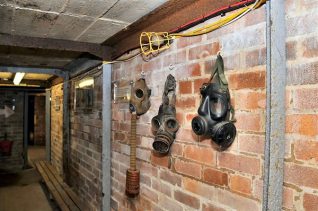 The old air raid shelters | Photo by Tony Mould