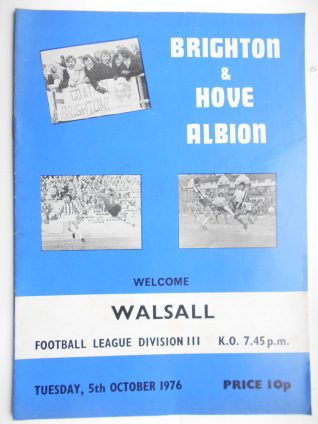 Match programme | From the private collection of Paul Clarkson