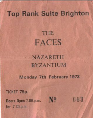 Top Rank ticket | From the private collection of Paul Clarkson