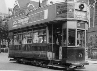 Brighton tram undated | From the private collection of Guy Hall