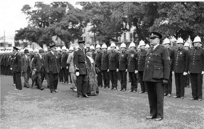 Brighton Borough Police inspection: undated | From the private collection of Michael Chick