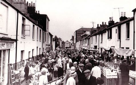 Weekend market in 1971