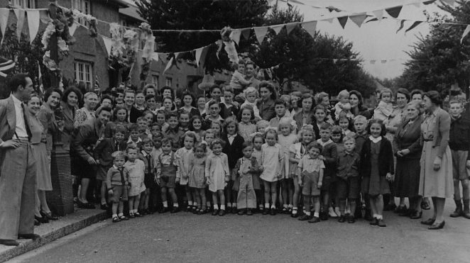 VE Day 1945 Florence Avenue, Hove | From the private collection of Nick Pattenden