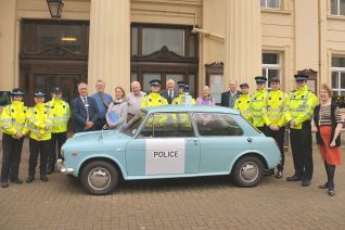 Volunteers and police cadets outside Brighton Town Hall:click on image to open a large version | ©Tony Mould: images copyright protected