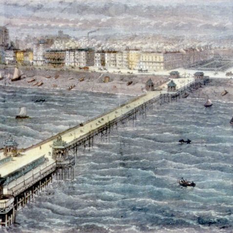 The West Pier in 1866 | Reproduced courtesy of The Brighton West Pier Trust