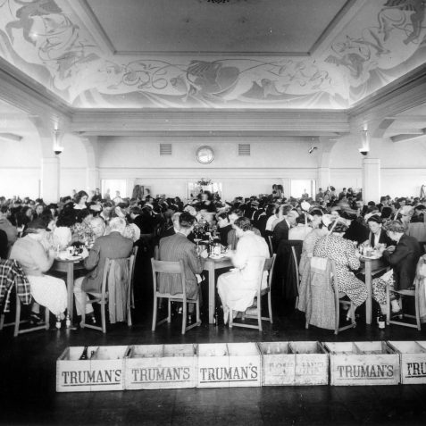'Lunch and Tea over the Sea': The Ocean Restaurant - late 1940's | Reproduced courtesy of The Brighton West Pier Trust