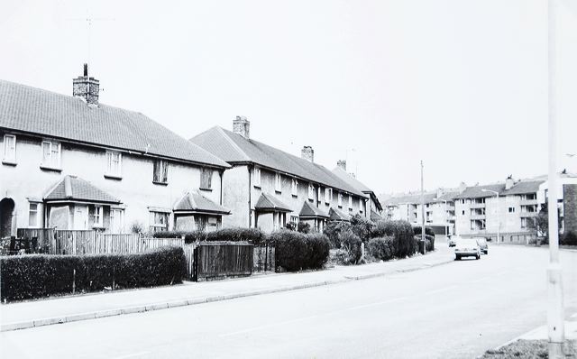 Whitehawk Road in the 1970s | Image reproduced with kind permission of The Regency Society and The James Gray Collection