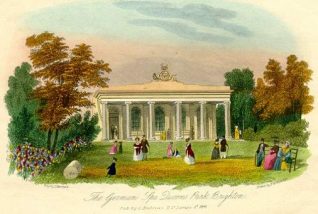 The German Spa at Queen's Park, 1841. | Image reproduced with kind permission from Brighton and Hove in Pictures by Brighton and Hove City Council