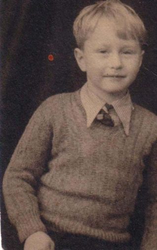 Tony Simmonds aged 10 years | From the private collection of Tony Simmonds