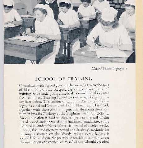Student Nurse prospectus | From the private collection of Ken Ross