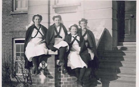 The Nurses' Home steps c.1936-1969